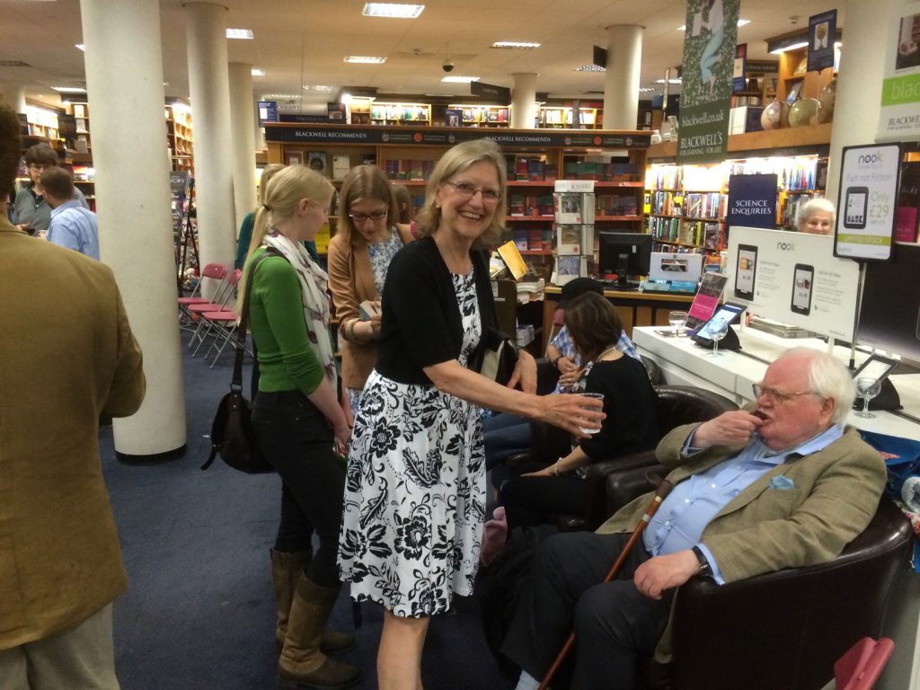 My parents enjoy my launch. Photo by Carolyn Smalley.