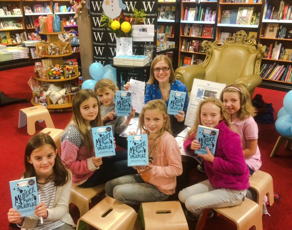 With some fantastic young detectives! Picture by Sylvie Gonera
