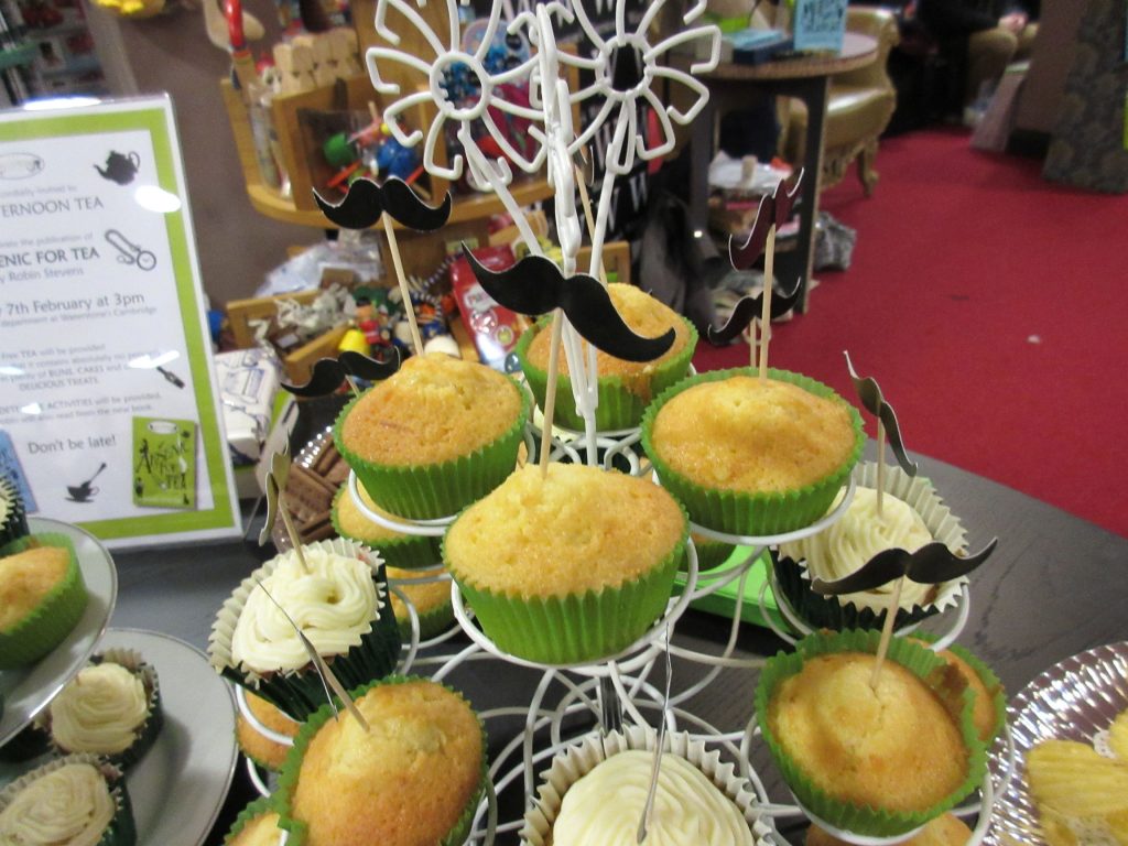Moustache cakes - in honour of my favourite Belgian detective!