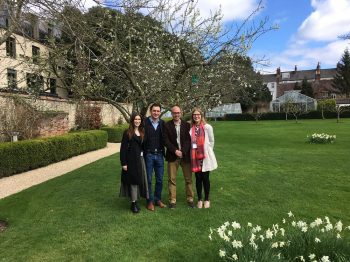 Four happy Oxford authors