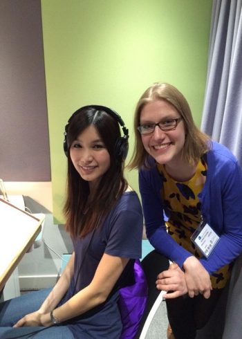 Me and Gemma Chan audio recording website